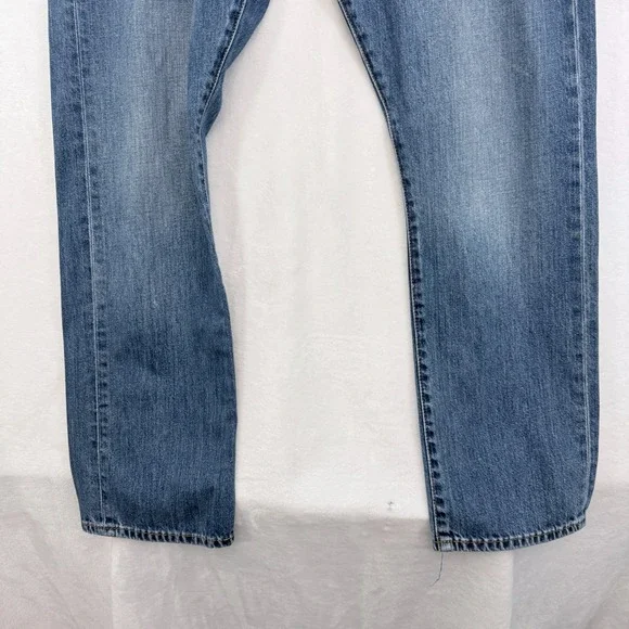Polo Ralph Lauren Jeans Mens 38x32 Blue Varick Slim Fit Staright Whisker - Picture 9 of 13